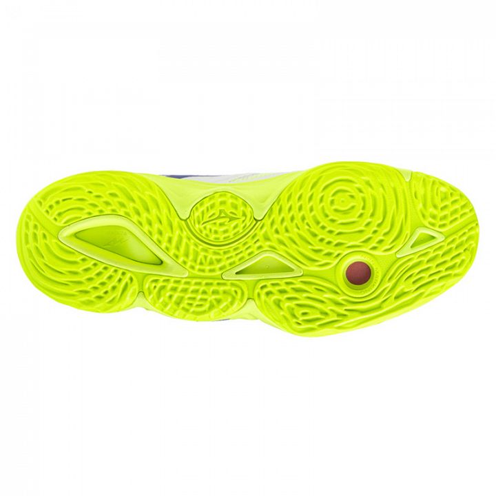 Mizuno Wave Momentum Elite White / Lightning Yellow / Dazzlin