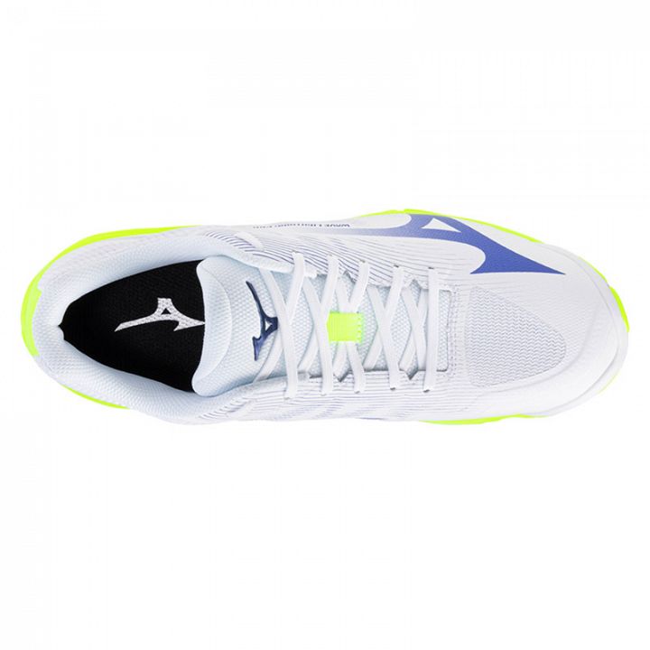 Mizuno Wave Lightning Pro White / Lightning Yellow / Dazzling Blue