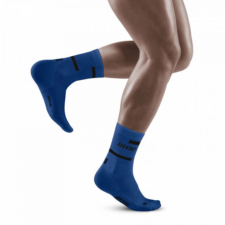 CEP Mid Cut Socks 4.0 Blue / Black