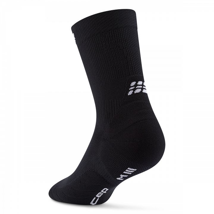 CEP Core Run Mid Cut Socks 5.0 Black