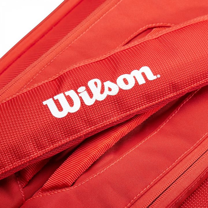 Wilson Super Tour Racketbag 6R Red