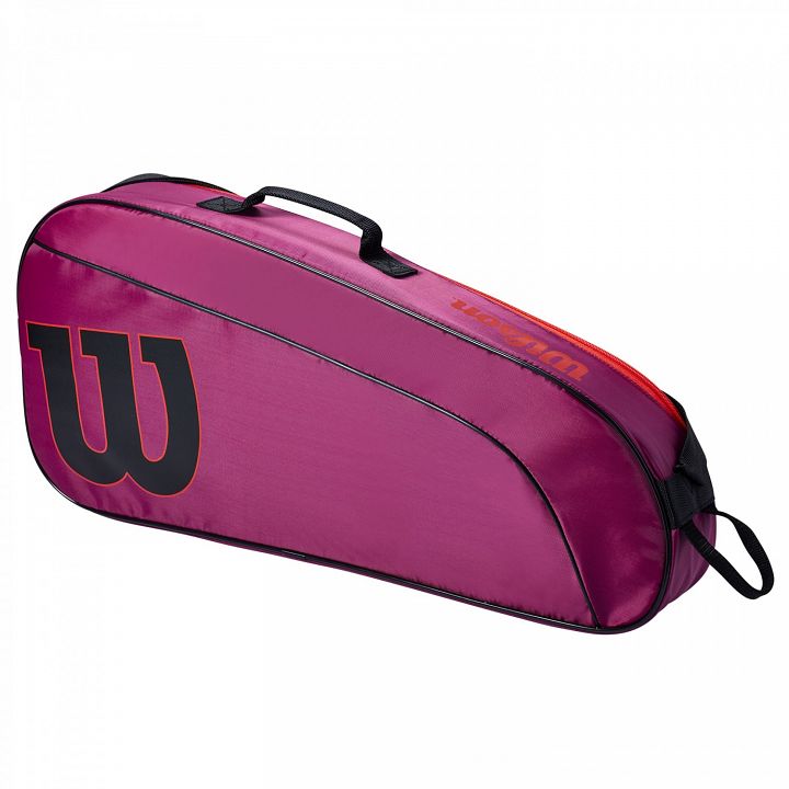 Wilson Junior 3 Pack Racketbag Purple / Red