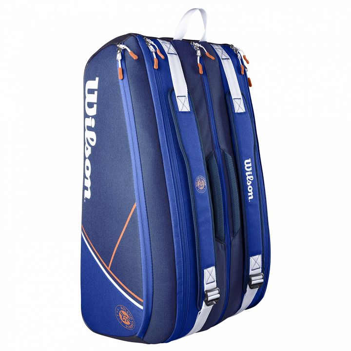 Wilson Roland Garros Super Tour Thermobag 15R Blue / White / Clay