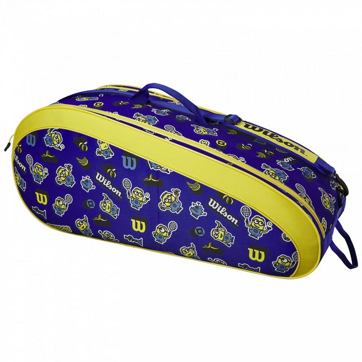 Wilson Minions 3.0 Team Racketbag 6R Blue / Yellow