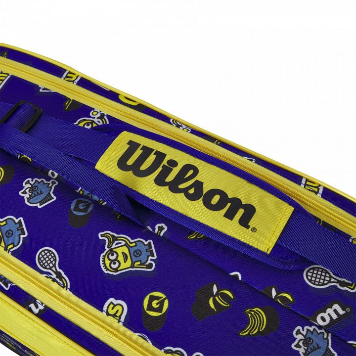 Wilson Minions 3.0 Team Racketbag 6R Blue / Yellow