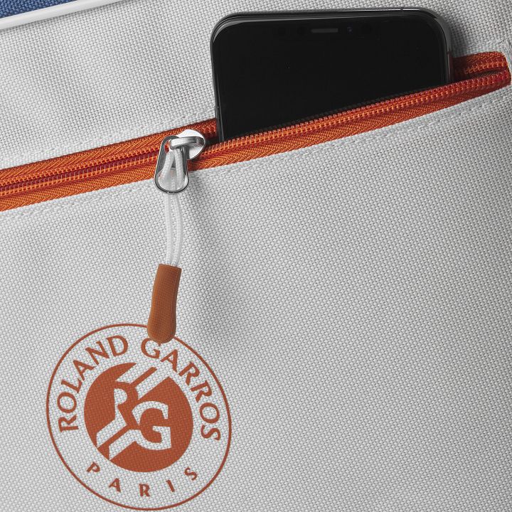 Wilson Roland Garros Team Racketbag 6R Cream / Clay / Navy