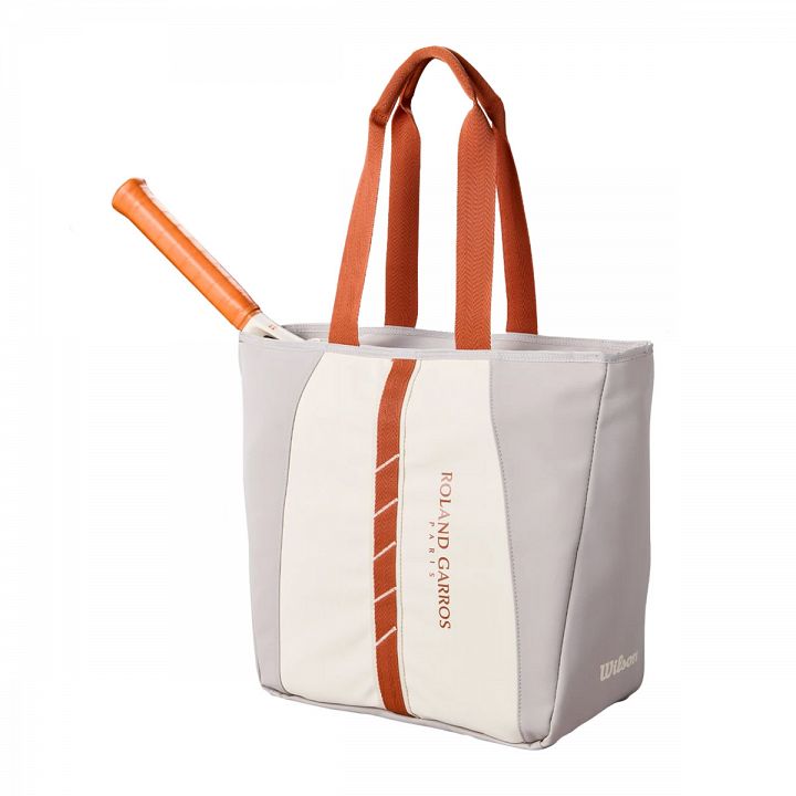 Wilson Roland Garros Premium Tote Bag Cream / Clay