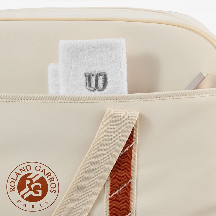 Wilson Roland Garros Small Duffel Bag Cream / Clay