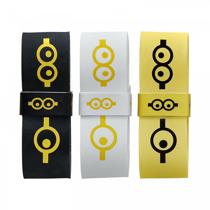 Wilson Minions Overgrip 3-Pack Black / Yellow / White