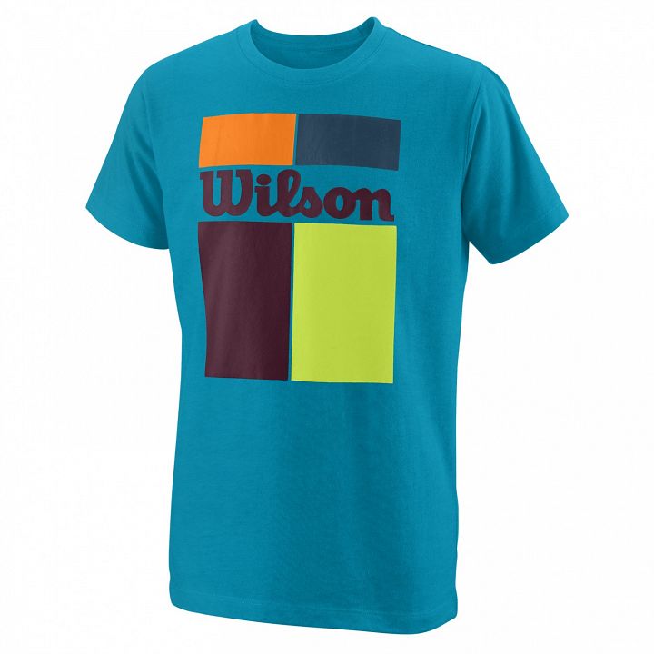 Wilson Boy's Grid Tech Tee Barrier Reef