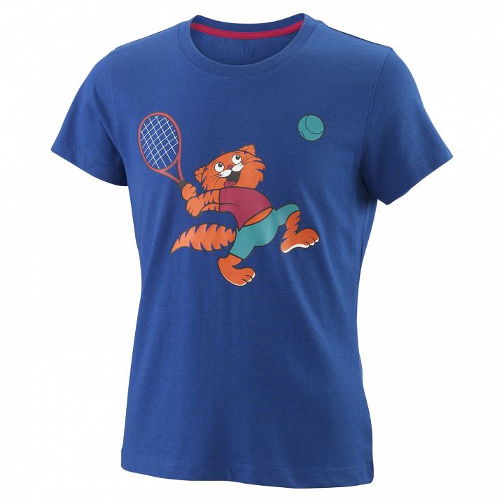 Wilson Girl's Tabby Tech Tee Mazarine Blue