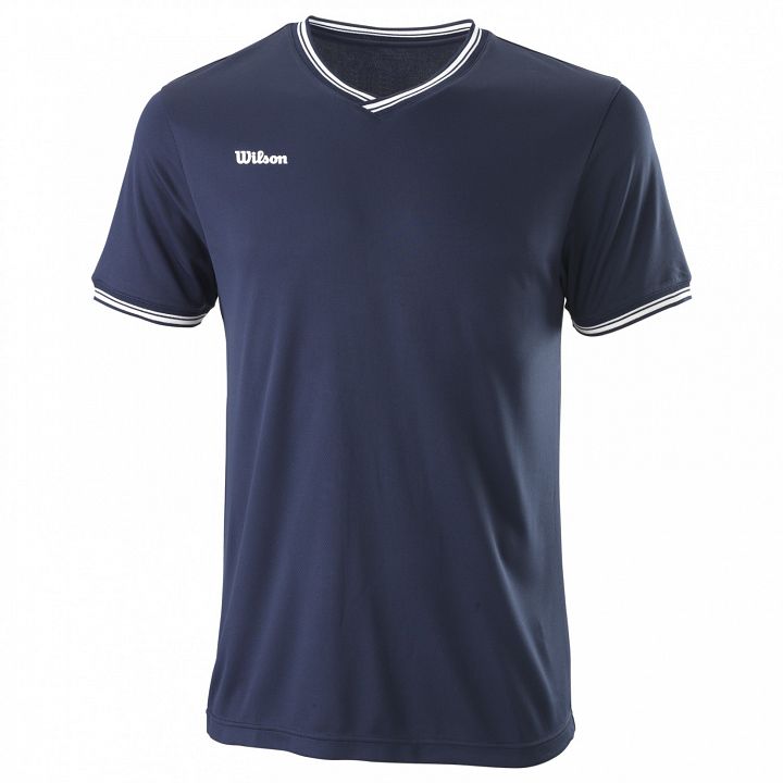 Wilson Team II High V-Neck Navy