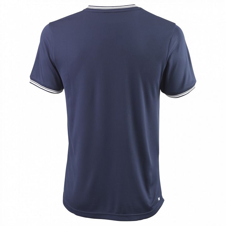Wilson Team II High V-Neck Navy