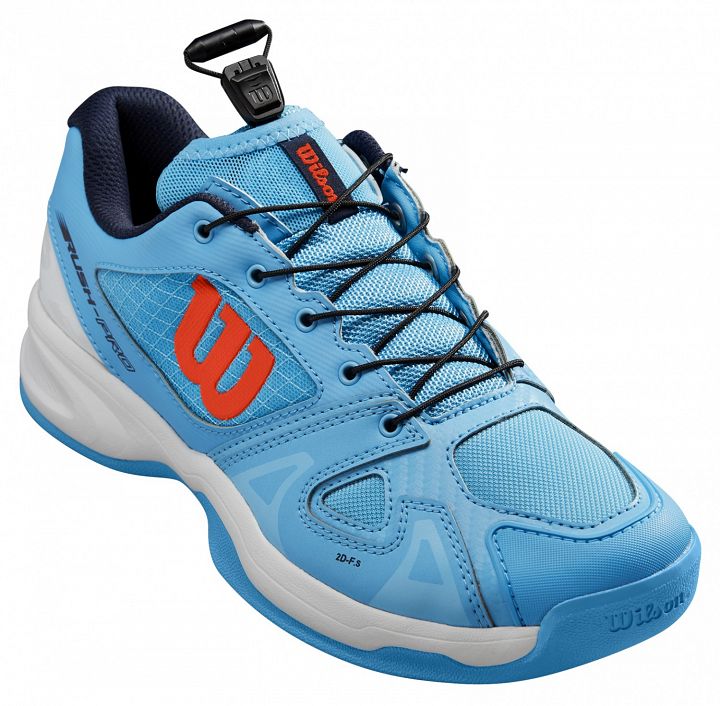 Wilson Rush Pro Junior QL Carpet Bonnie Blue / White / Tangerine