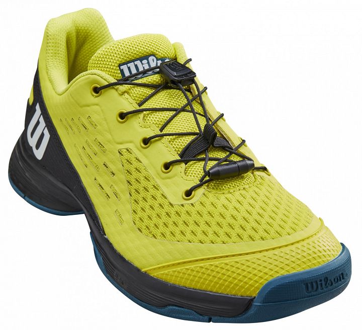 Wilson Rush Pro Junior QL Sulphur Spring / Black / Blue Coral