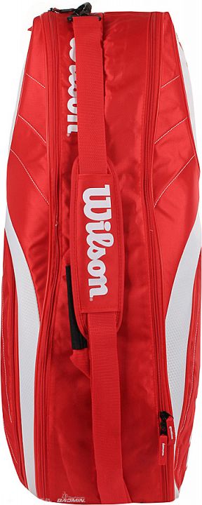 Wilson Team 6PK Bag Czerwono-Biała