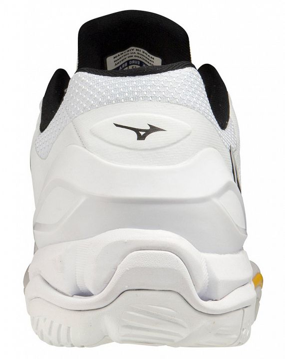 Mizuno Wave Stealth V White  / Black / Lemon Chrome
