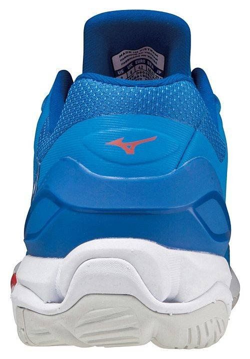 Mizuno Wave Stealth V French Blue / White / Ignition Red