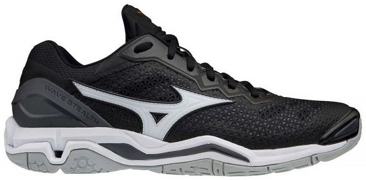 Mizuno Wave Stealth V Black / White / Ebony
