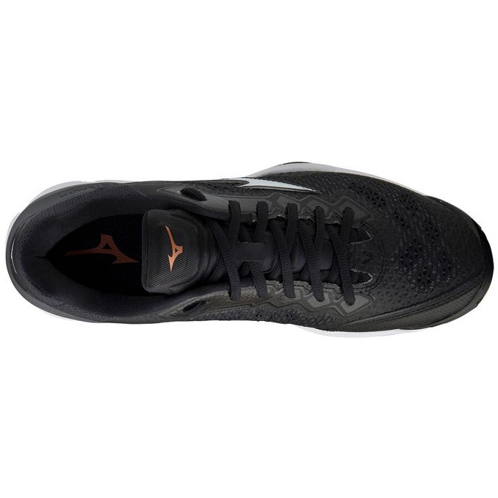 Mizuno Wave Stealth V Black / White / Ebony