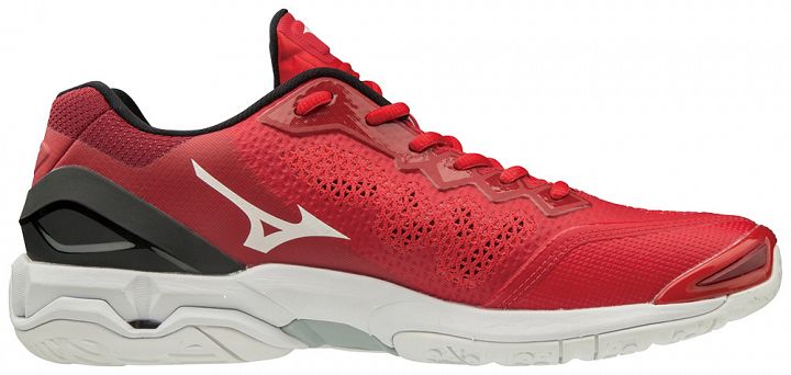 Mizuno Wave Stealth V Tomato / White