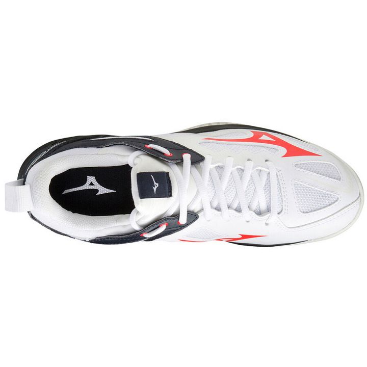 Mizuno Ghost Shadow White / Ignition Red / Salute
