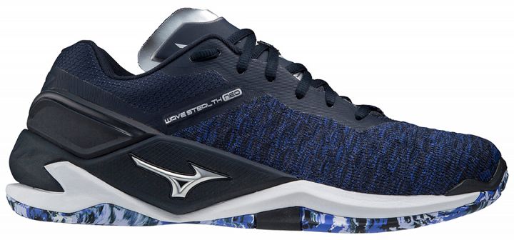 Mizuno Wave Stealth NEO Sky Captain / Galaxy Silver / Violet Blue