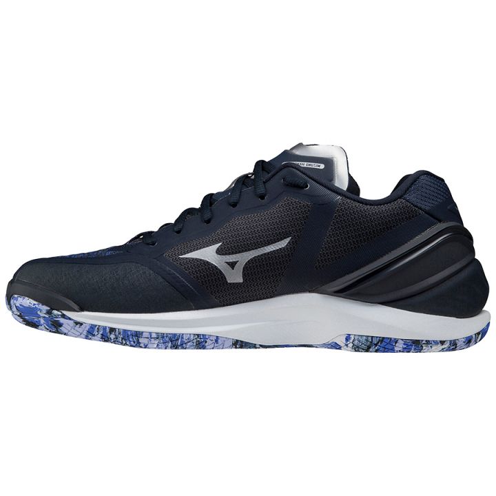 Mizuno Wave Stealth NEO Sky Captain / Galaxy Silver / Violet Blue