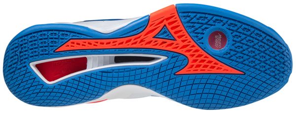 Mizuno Wave Stealth NEO White / Ignition Red / French Blue