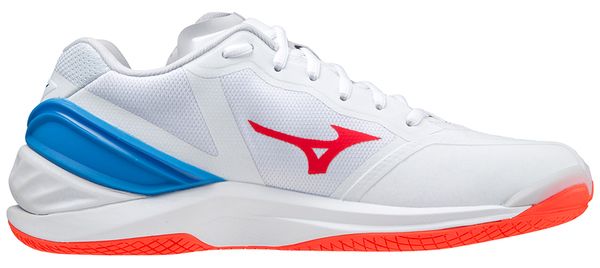 Mizuno Wave Stealth NEO White / Ignition Red / French Blue