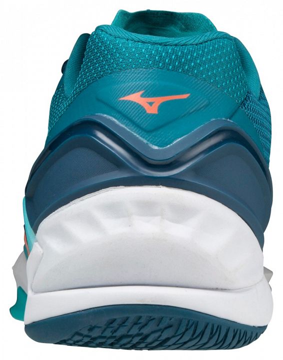 Mizuno Wave Stealth NEO Harbor Blue / Firecracker / Ceramic