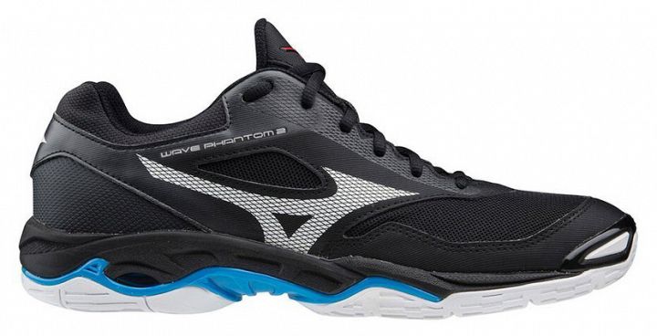 Mizuno Wave Phantom 2 Black / White / Diva Blue