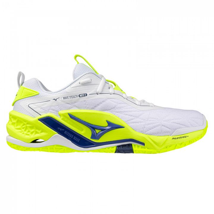 Mizuno Wave Stealth Neo 2 White / Lightning Yellow / Dazzlin