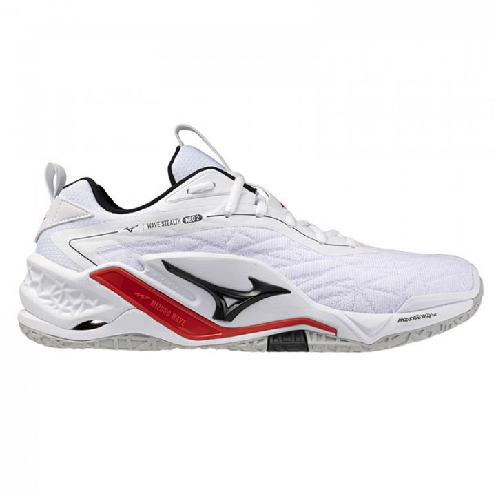 Mizuno Wave Stealth Neo 2 White / Black / Fiery Red