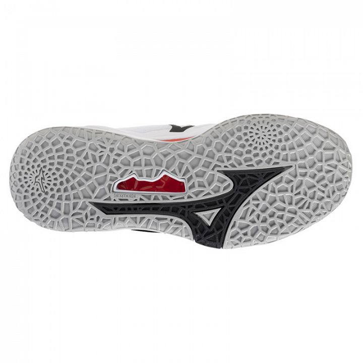 Mizuno Wave Stealth Neo 2 White / Black / Fiery Red