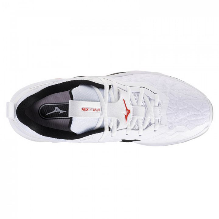 Mizuno Wave Stealth Neo 2 White / Black / Fiery Red