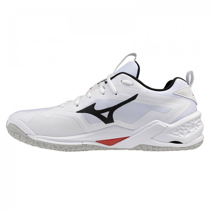 Mizuno Wave Stealth Neo 2 White / Black / Fiery Red