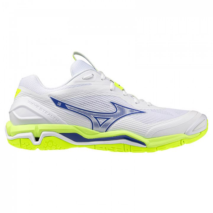 Mizuno Wave Stealth 6 White / Lightning Yellow / Dazzlin