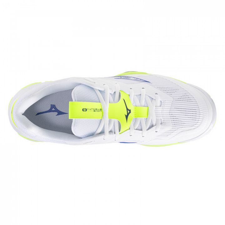 Mizuno Wave Stealth 6 White / Lightning Yellow / Dazzlin
