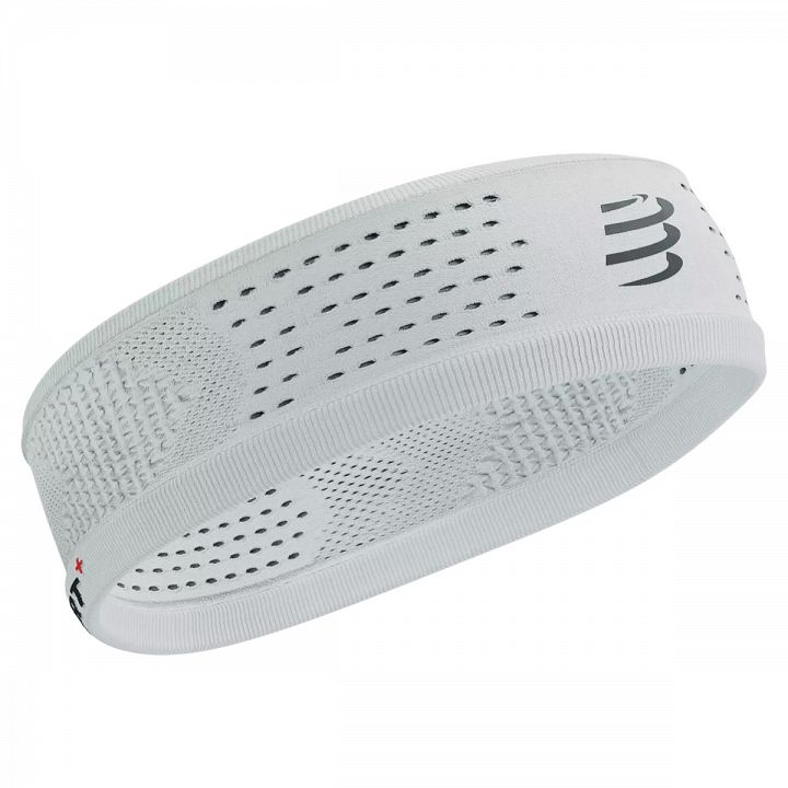 Compressport Thin Headband On/Off White