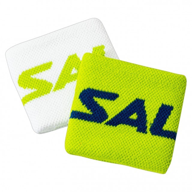 Salming Wristband Short 2-pack Lime Punch / White