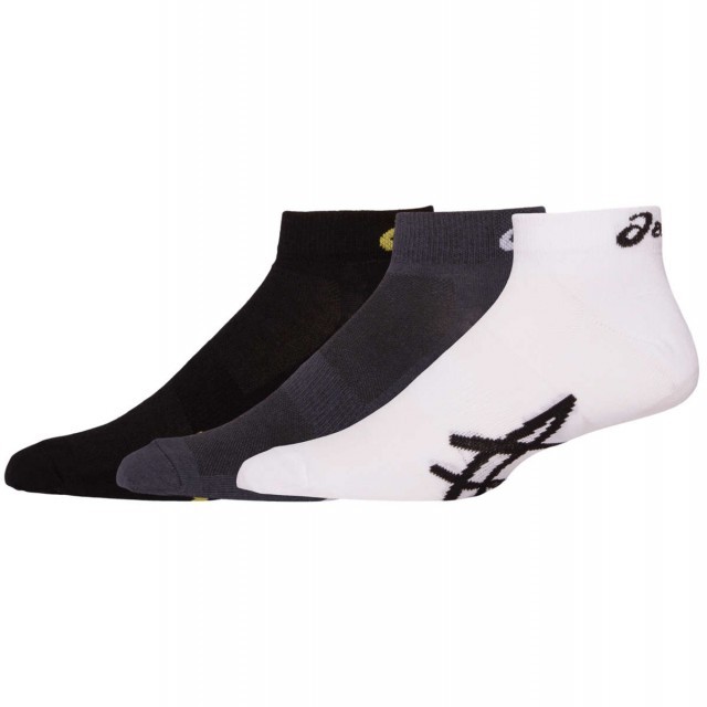ASICS Sport Ped Socks 3Pack Dark Grey / Performance Black / White
