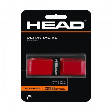 Head Ultra Tac XL Squash Grip Red