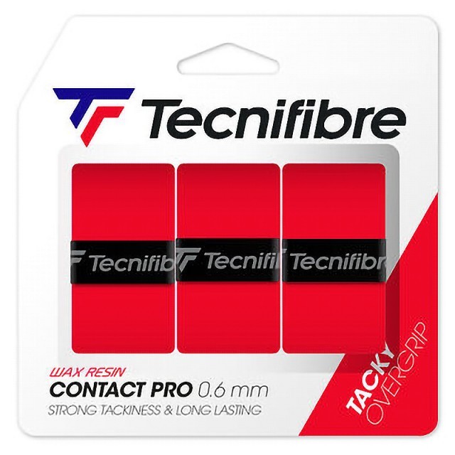 Tecnifibre Contact Pro Overgrip x3 Red