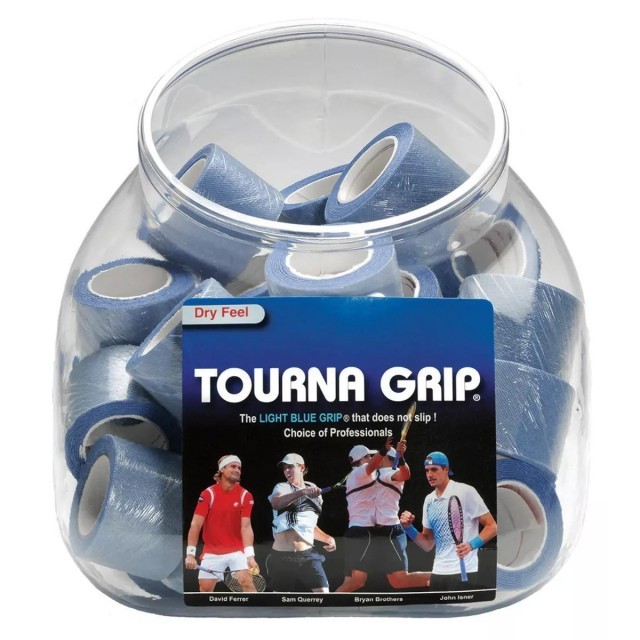 Tourna Grip Jar 36Pack  Display Blue