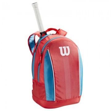 Wilson Junior Backpack Coral / Blue / White