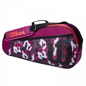 Wilson Junior 3 Pack Racketbag Purple / Red